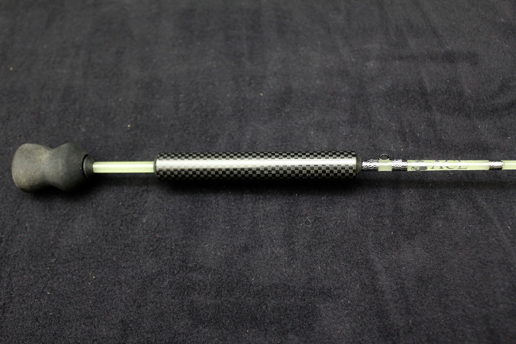 custom fishing rods tennessee Rod Building-Handle-Mini Tennessee Carbon Fiber Split Handle – ACE Custom Rods