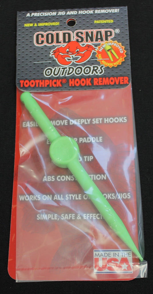 Toothpick T2 Hook Remover With Retracting Lanyard Cold Snap Outdoors -   Canada